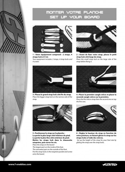 How to setup adjustable surf straps